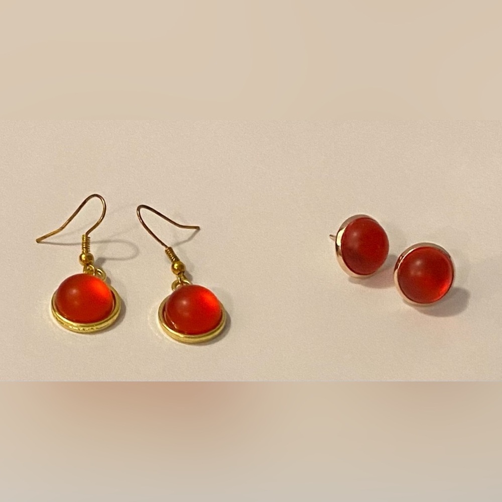 Czech Glass Bead earrings NEW